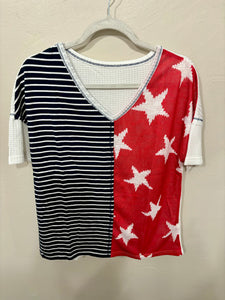 Stripes and Stars Top
