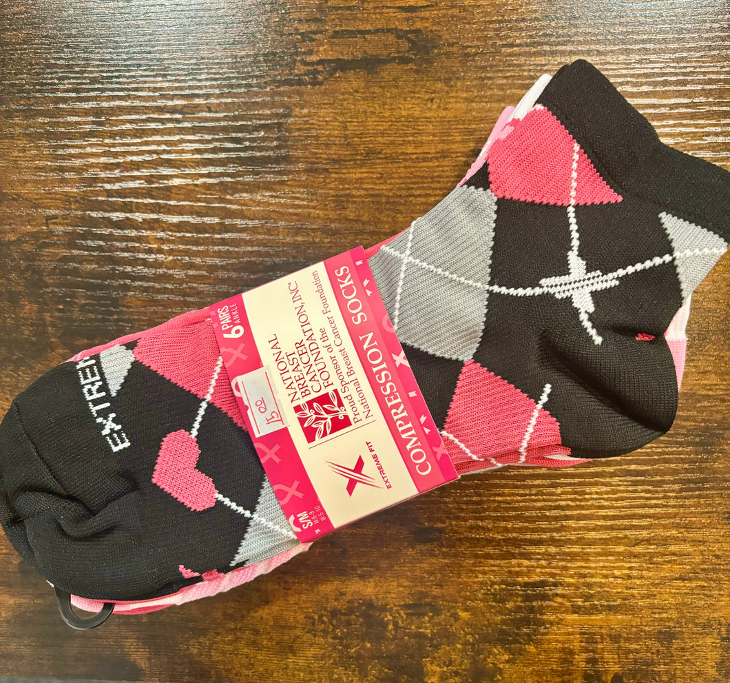 Breast CA ankle socks